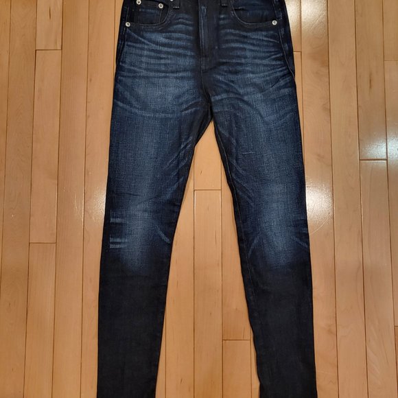 Rag&Bone Skinny Jeans with Side Zippers Size 25 - Picture 2 of 4